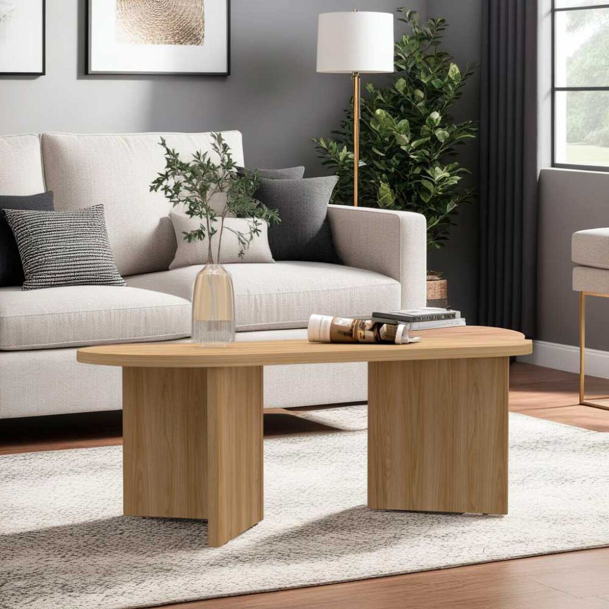 Mesa de Centro TuHome Ted Fresno Europeo