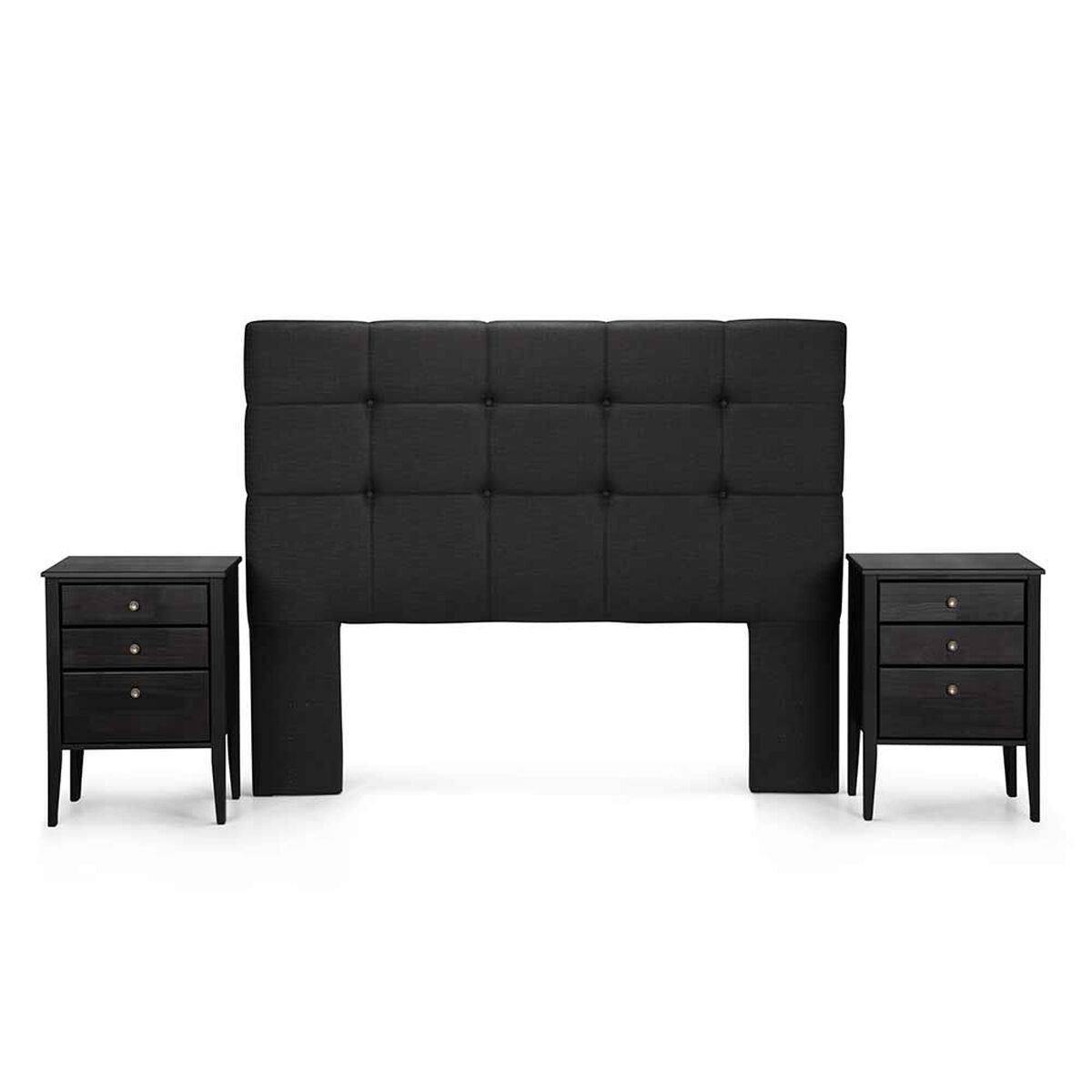 Respaldo 2 Plazas + Velador Rosen Issey