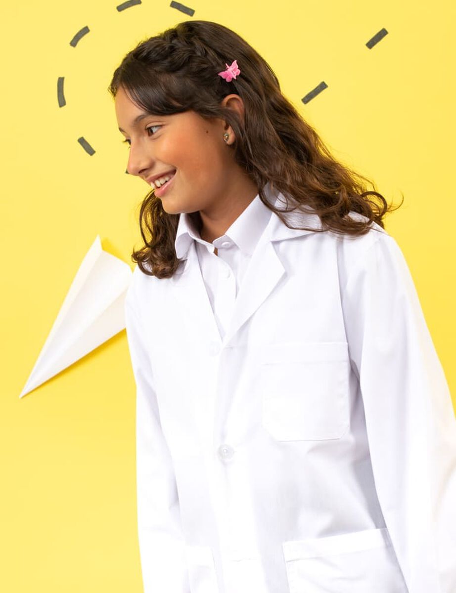 Delantal Escolar Niña Talla 14/16 Ozono