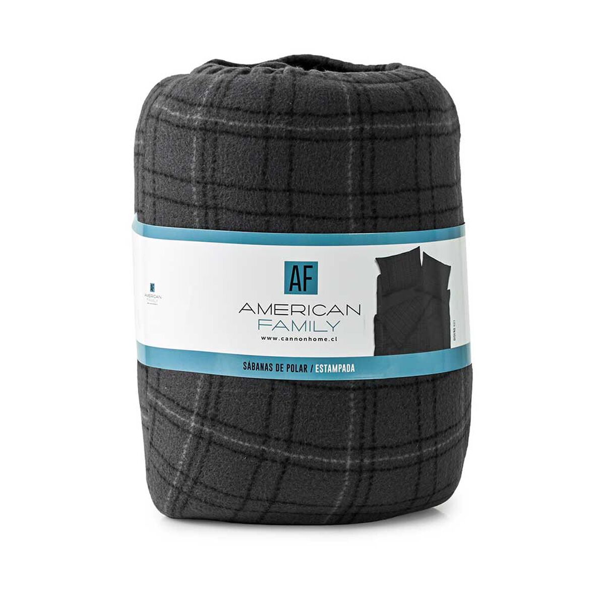 Juego de S&aacute;banas Polar American Family 1,5 Plazas Roy No Aplica Gris