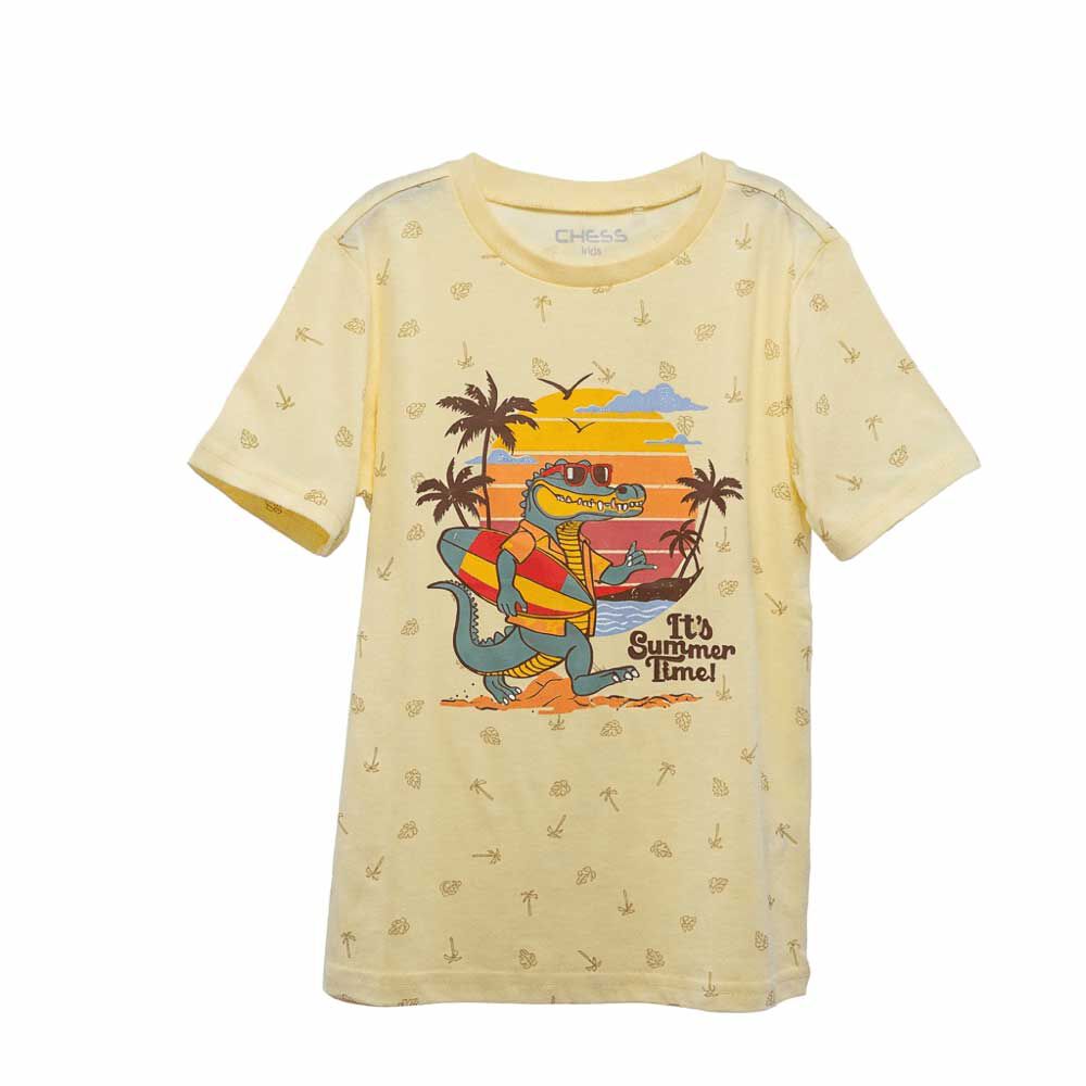 Polera Manga Corta Niño Chess