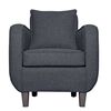 Juego de Living Ruzam Mobel Cronos Sofá 3 Cuerpos + Dos Sillones 1 Cuerpo Lino Marengo
