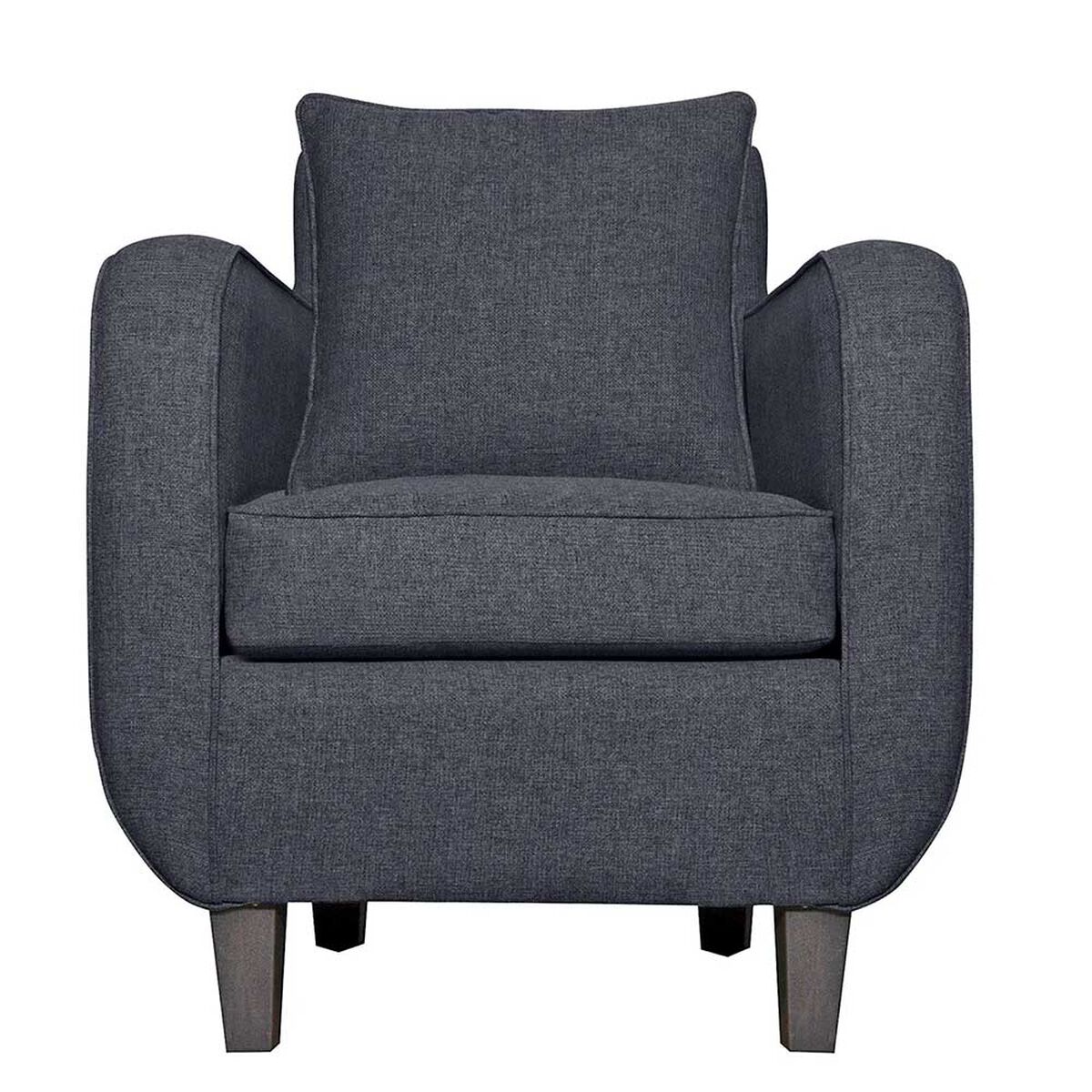 Juego de Living Ruzam Mobel Cronos Sofá 3 Cuerpos + Dos Sillones 1 Cuerpo Lino Marengo
