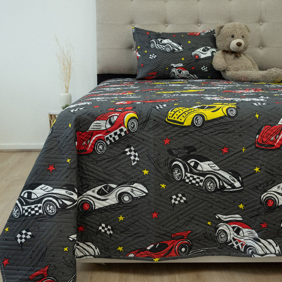 Quilt Doral Hotpress Infantil 1,5 Plazas Carreras
