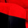 Seccional Izquierdo Elegant Houston Cheise Tela/PU 5 Cuerpos Rojo