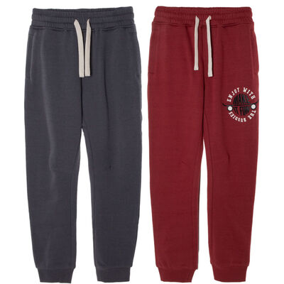 Imagen 1 del producto Pack 2 Pantalón Buzo Niño Chess Burdeo, Royal