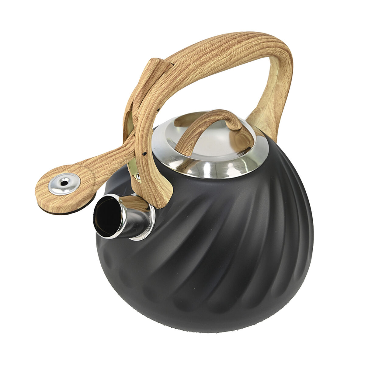 Tetera Doral Acero Inoxidable Afrodita 3 lts. Negro