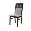 Juego de Comedor Furnitech Island 4 Sillas Gris
