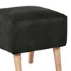 Pouf Latam Home Burdeos Cuero Kentucky Negro