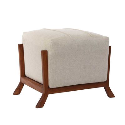 Pouf Latam Home Marsella Lino Blanco