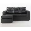 Sofá Modular Kea Rodas 3 Cuerpos Negro