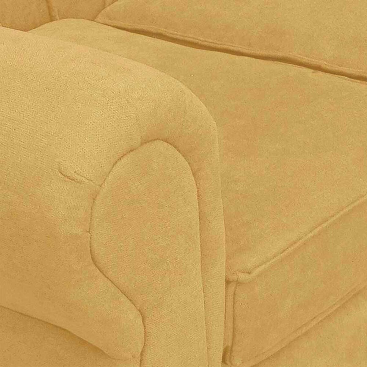 Sof&aacute; Elegant Detail Marsella 3 Cuerpos Tela Beige