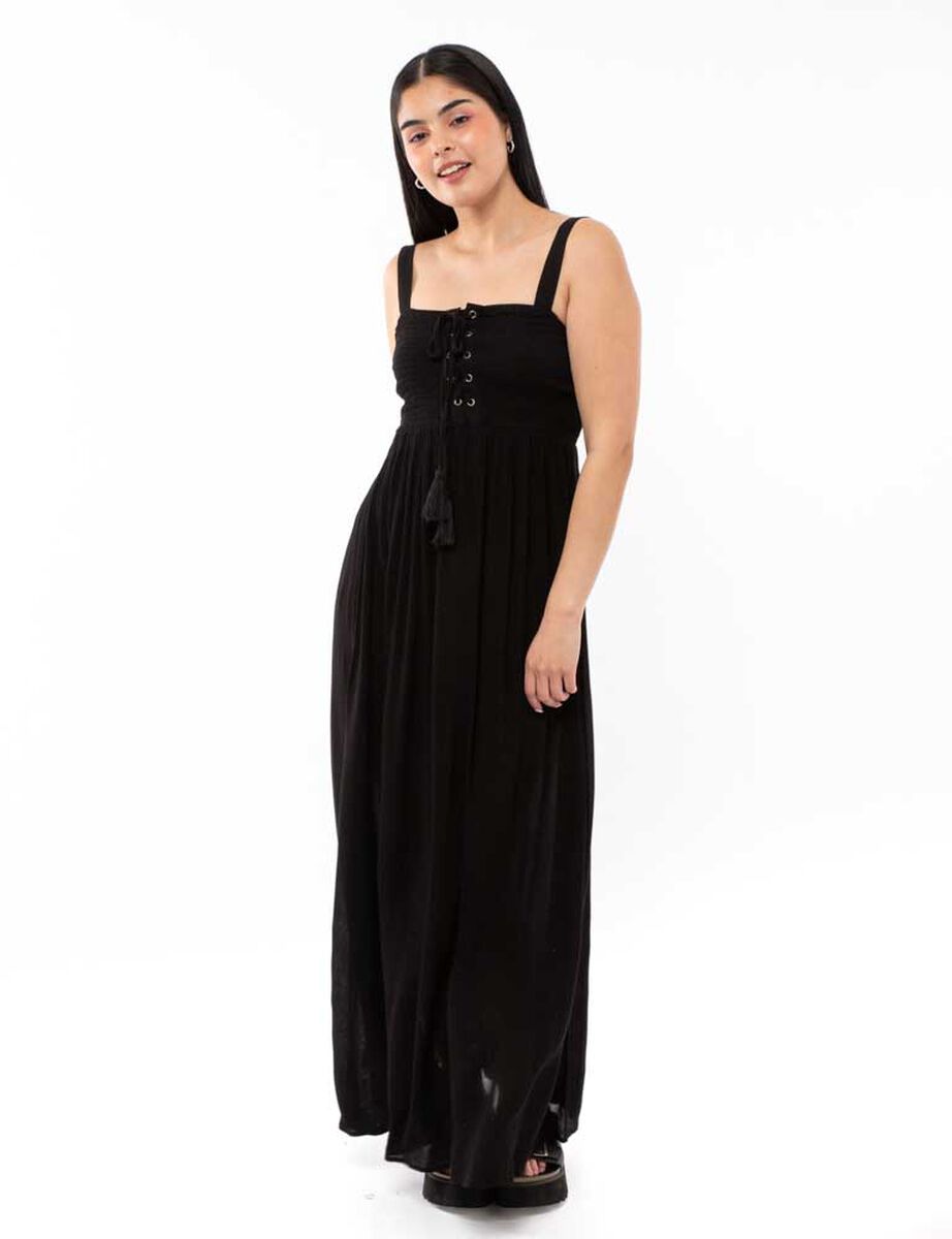 Vestido Largo Sin Mangas Mujer Icono