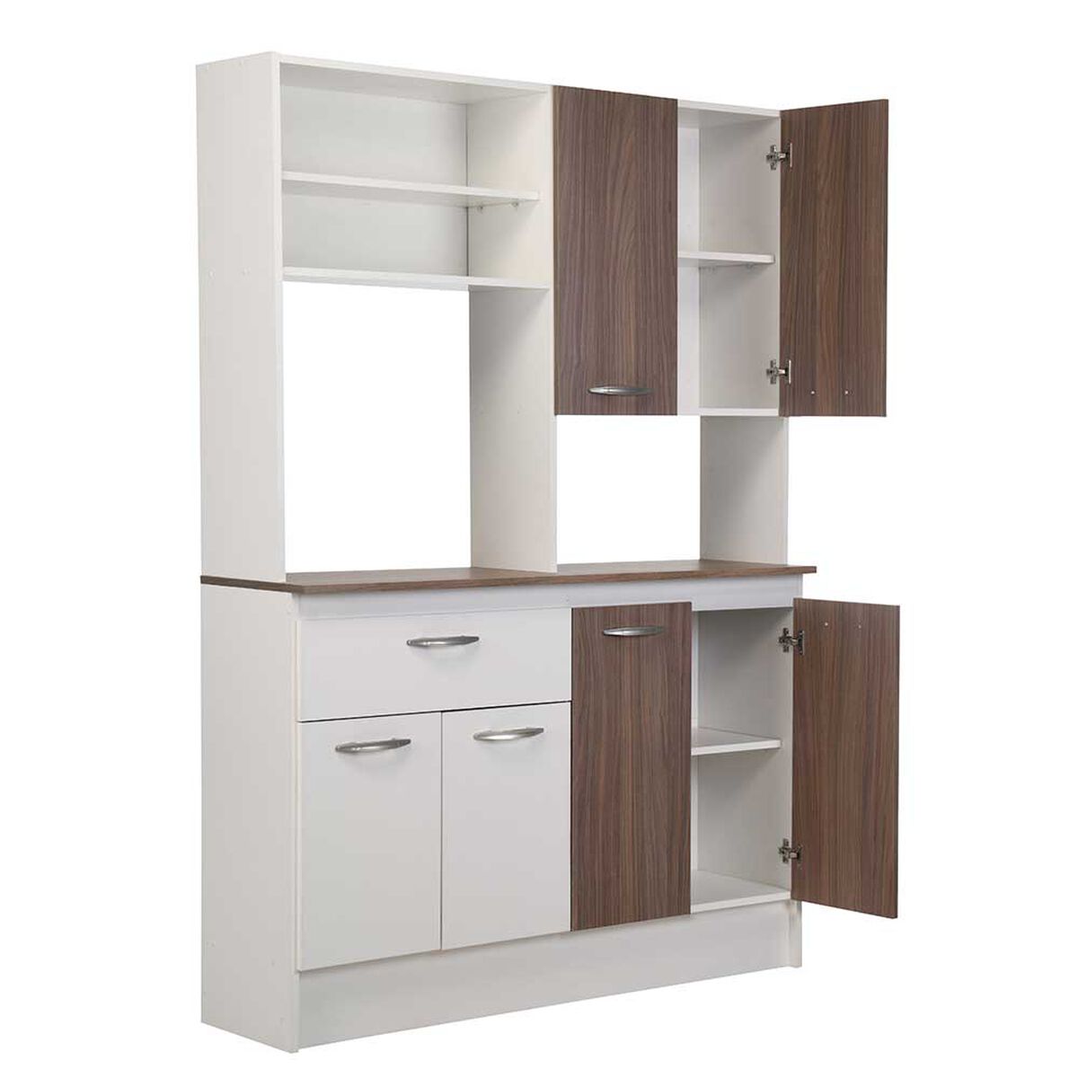 Mueble de Cocina CIC Emma Nogal Africano Blanco 1 Cajón