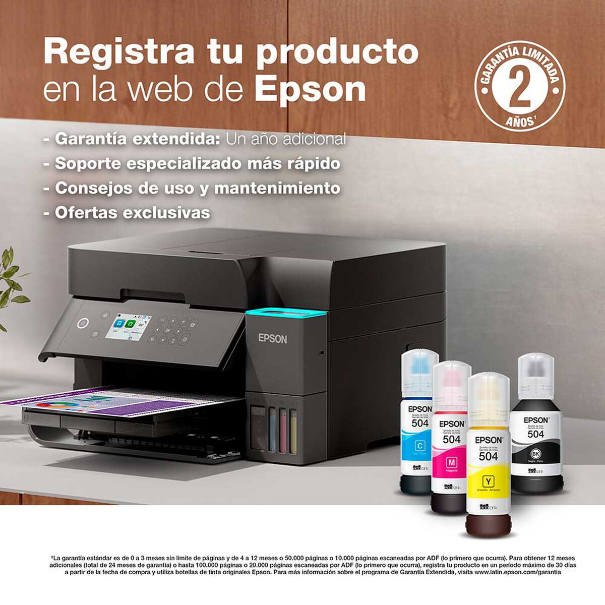 Impresora Multifuncional a color Wi-Fi Epson L6370