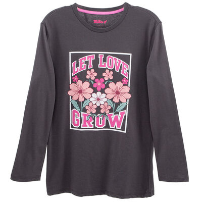 Polera Manga Larga de Algodón Niña Mila