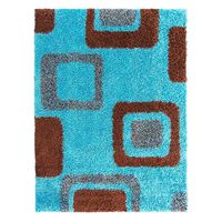 Alfombra Idetex Saggy Turquesa 133 x 180 cm