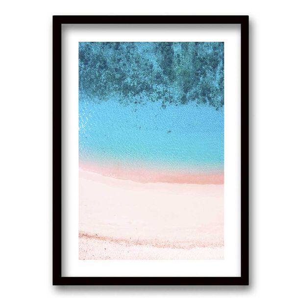 Cuadro Decorativo Retela Mar Rosa 40 x 30 cm