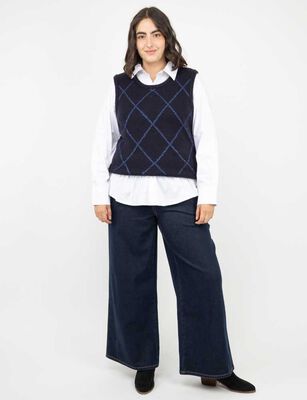 Imagen 2 del producto Sweater Sin Mangas Mujer Extralindas Navy