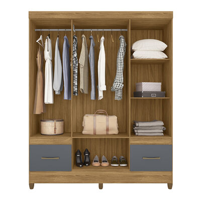 Imagen 2 del producto Clóset Di Poretti MS912 6 Puertas 2 Cajones Gris