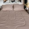 Plumón Sherpa Estampado Illusions 2 Plazas Taupe