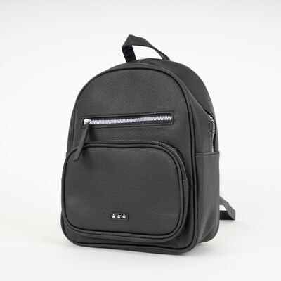 Mochila Negra Mujer Icono