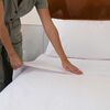 Juego de Sábanas Liso Linea Hotel 200 Hilos 1 Plaza Blanco