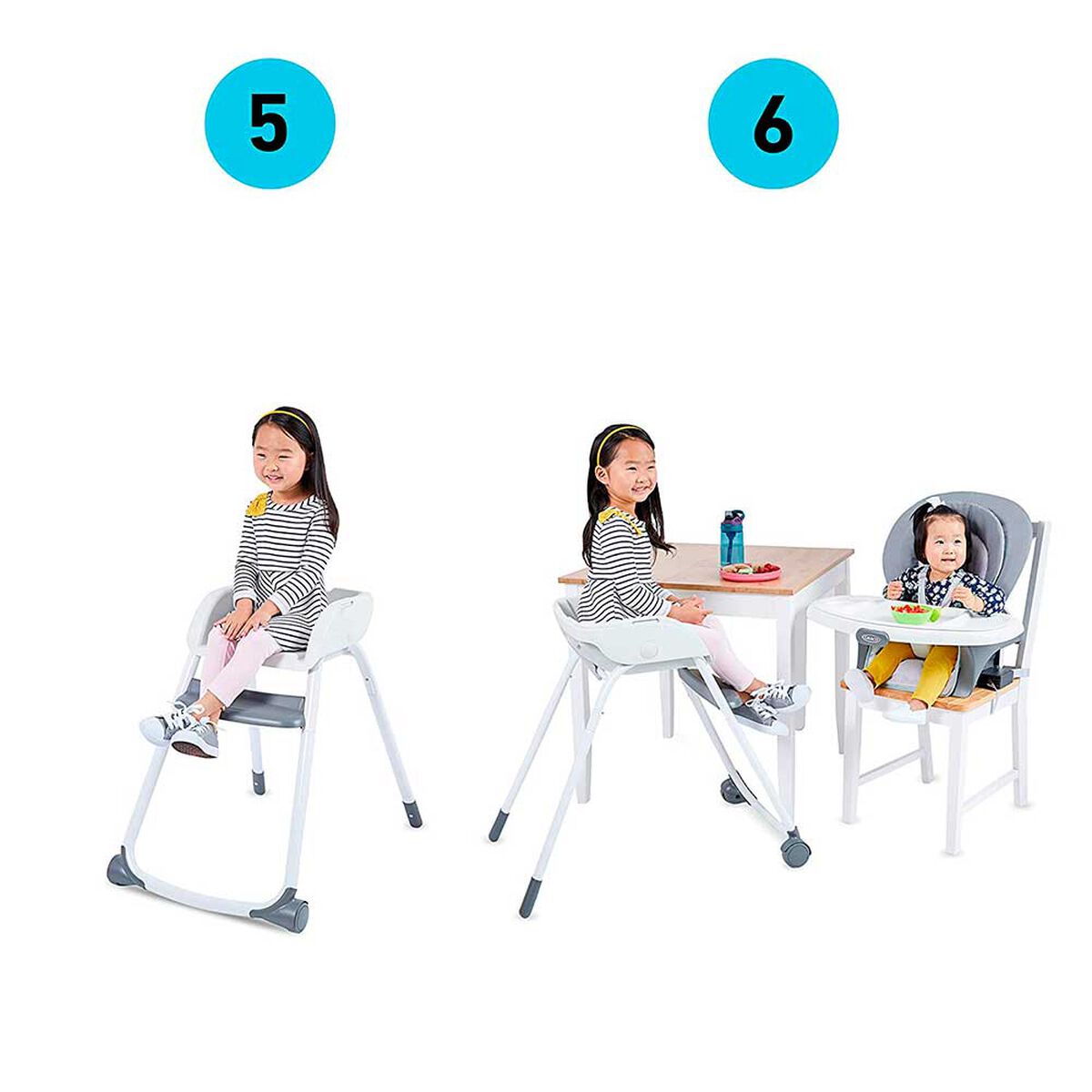 Silla de Comer Gris Graco