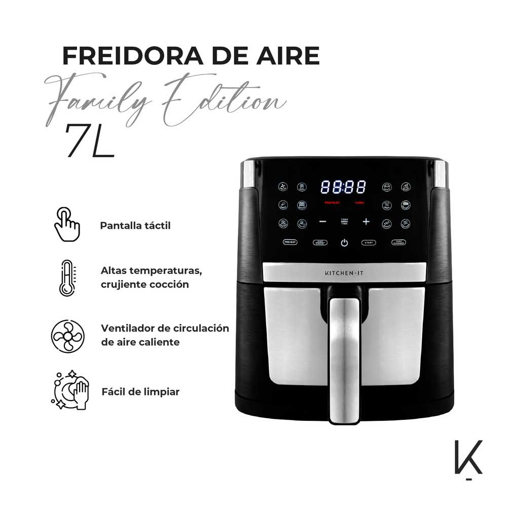 Kitchen-It Family Edition 7 L Negro, foto 3