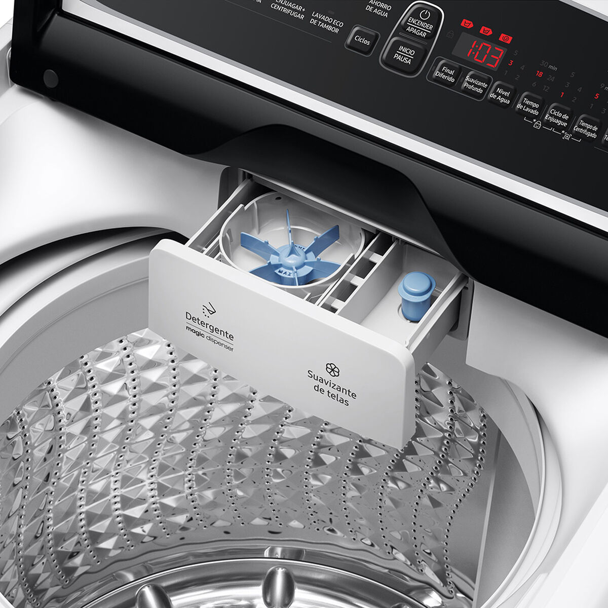 Lavadora Automática Samsung WA19T6260BW/ZS 19 kg.
