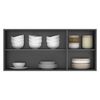 Mueble de Cocina Superior Vekkahome Opie Gris