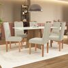 Juego de Comedor Yardas Novara 6 Sillas Off White