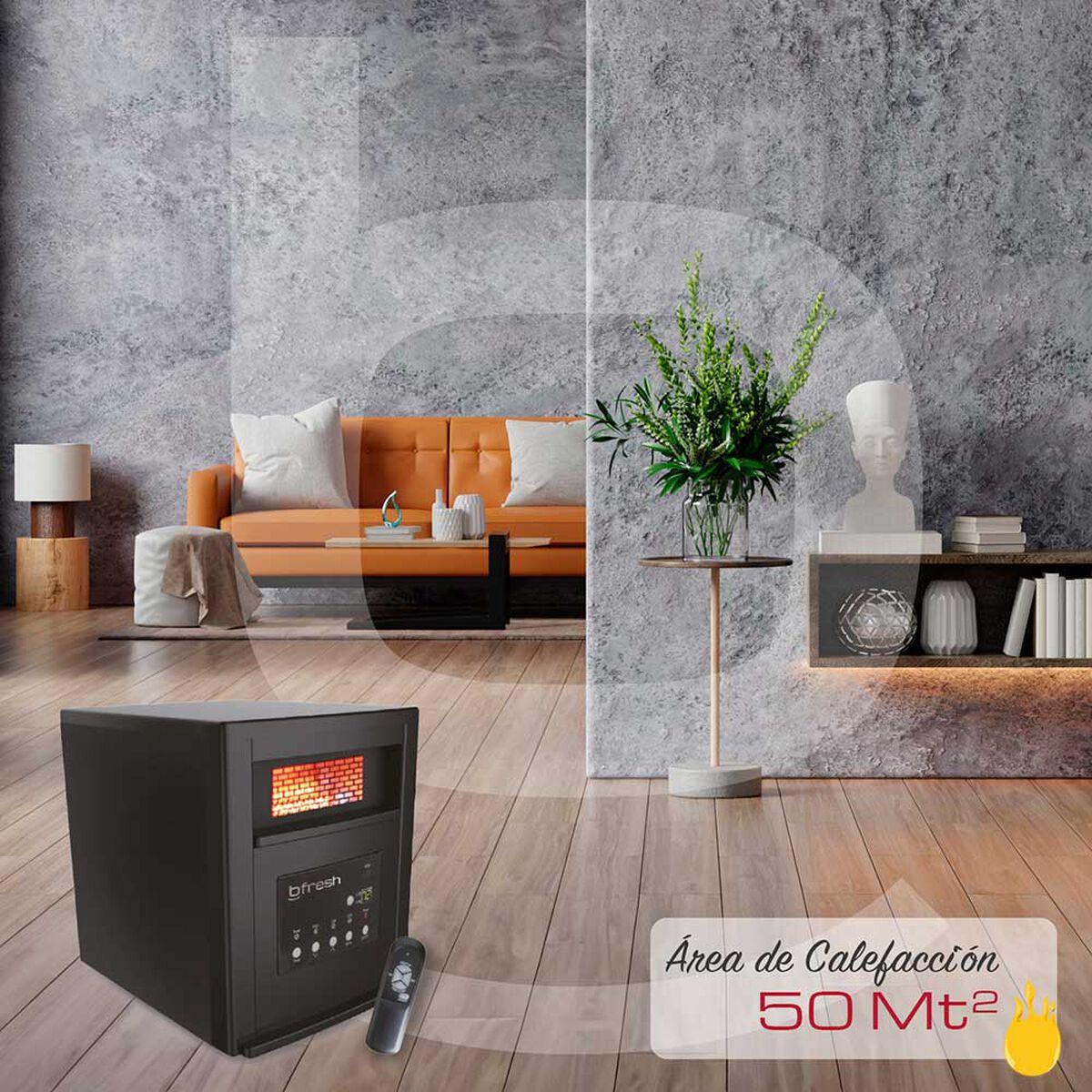 Estufa Eléctrica B-Fresh R6602