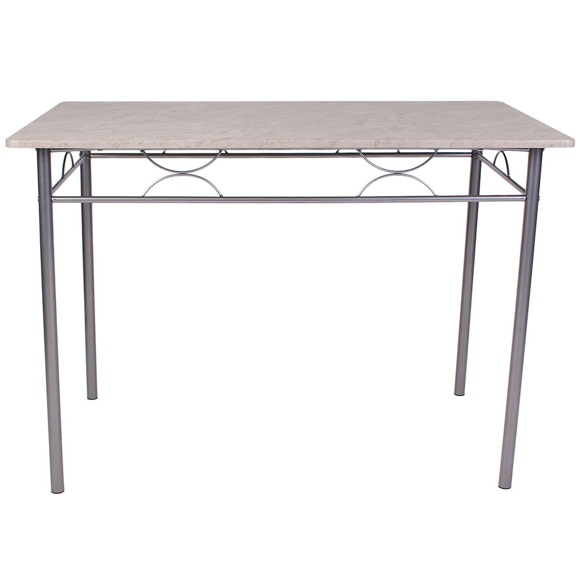 Juego Comedor Angelmó 4 Sillas Gris