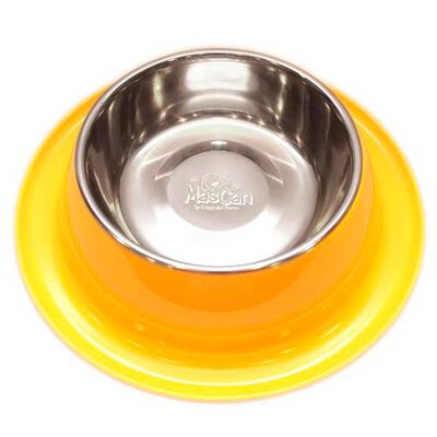 Imagen 2 del producto Plato Melamina Anti-hormigas Amarillo Talla L Perro