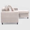 Sofá Seccional Derecho Living Factory Milan 3 Cuerpos Beige