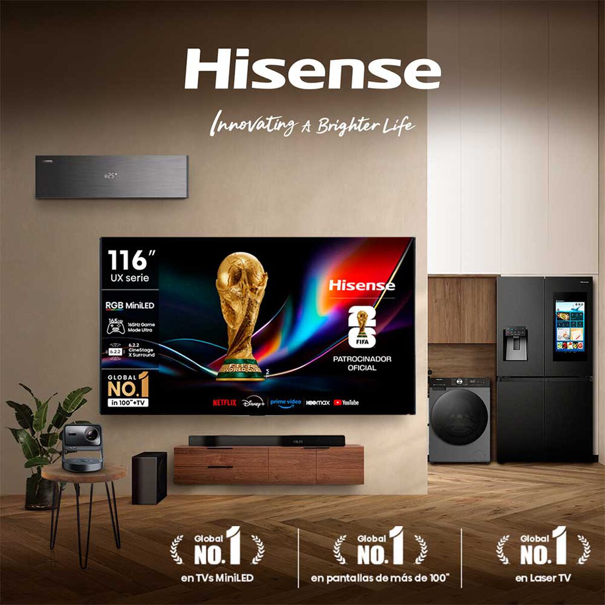 Refrigerador Side by Side Hisense RQ697HB 536 lts.