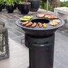 Brasero con borde de parrilla 68cm FDV