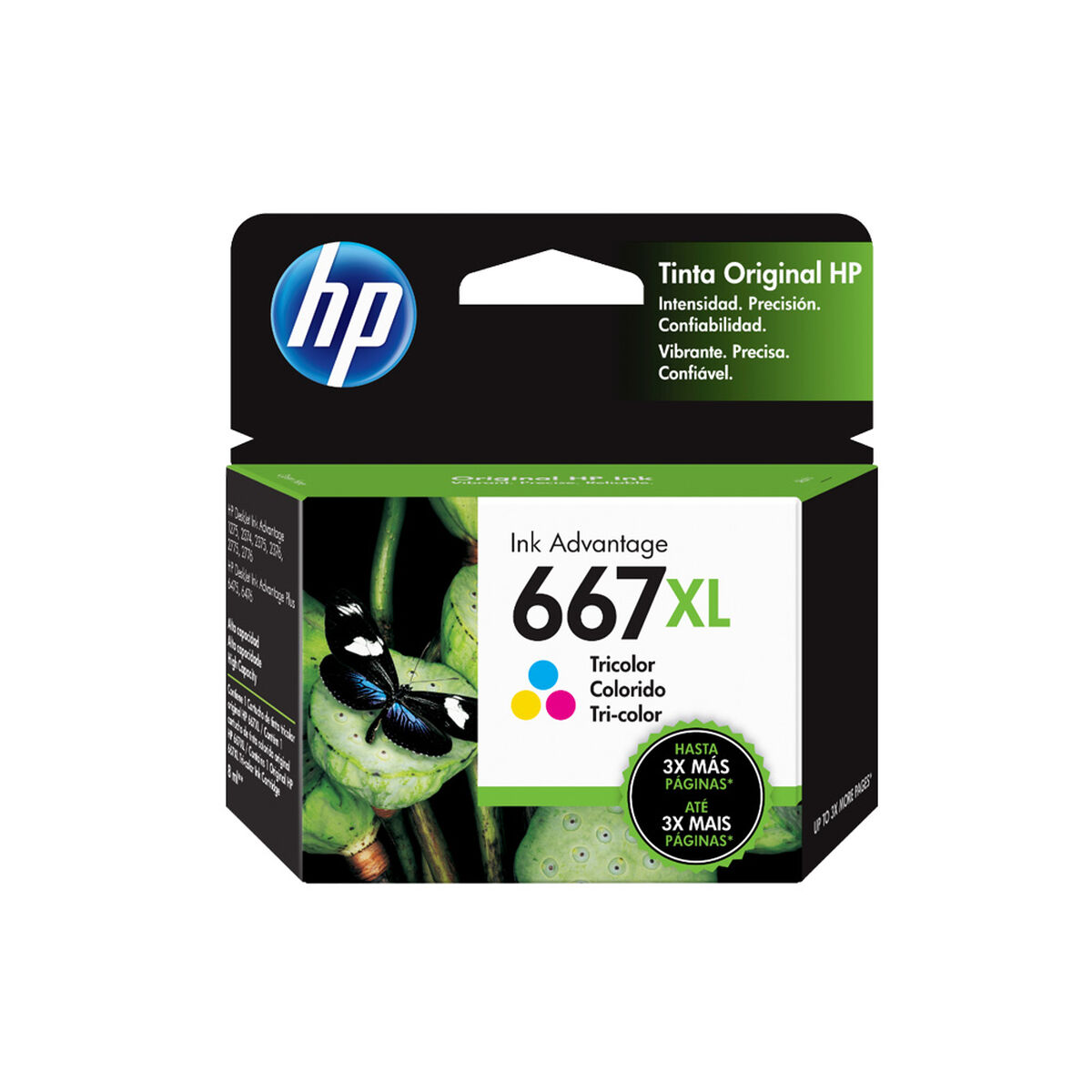Tinta Cartridge HP 667 XL Tri-Color 8,5 ml