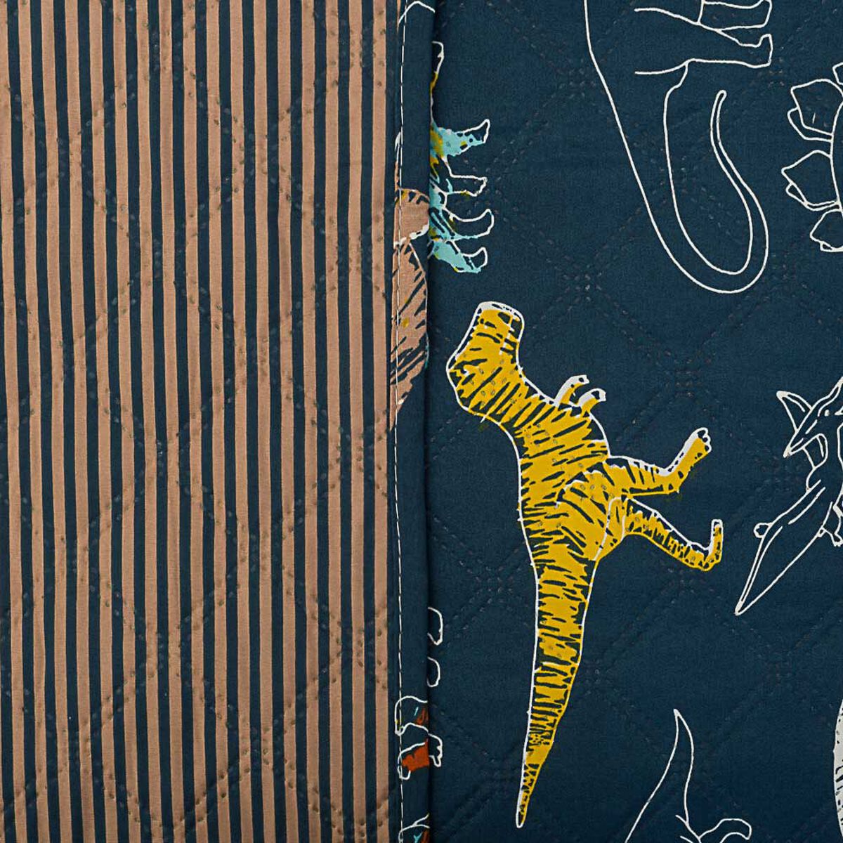 Cubrecama Infantil Estampado Casanova Kids 1,5 Plazas Dinosaurio