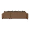 Sof&aacute; Seccional Living Factory Venecia 5 Cuerpos Chocolate