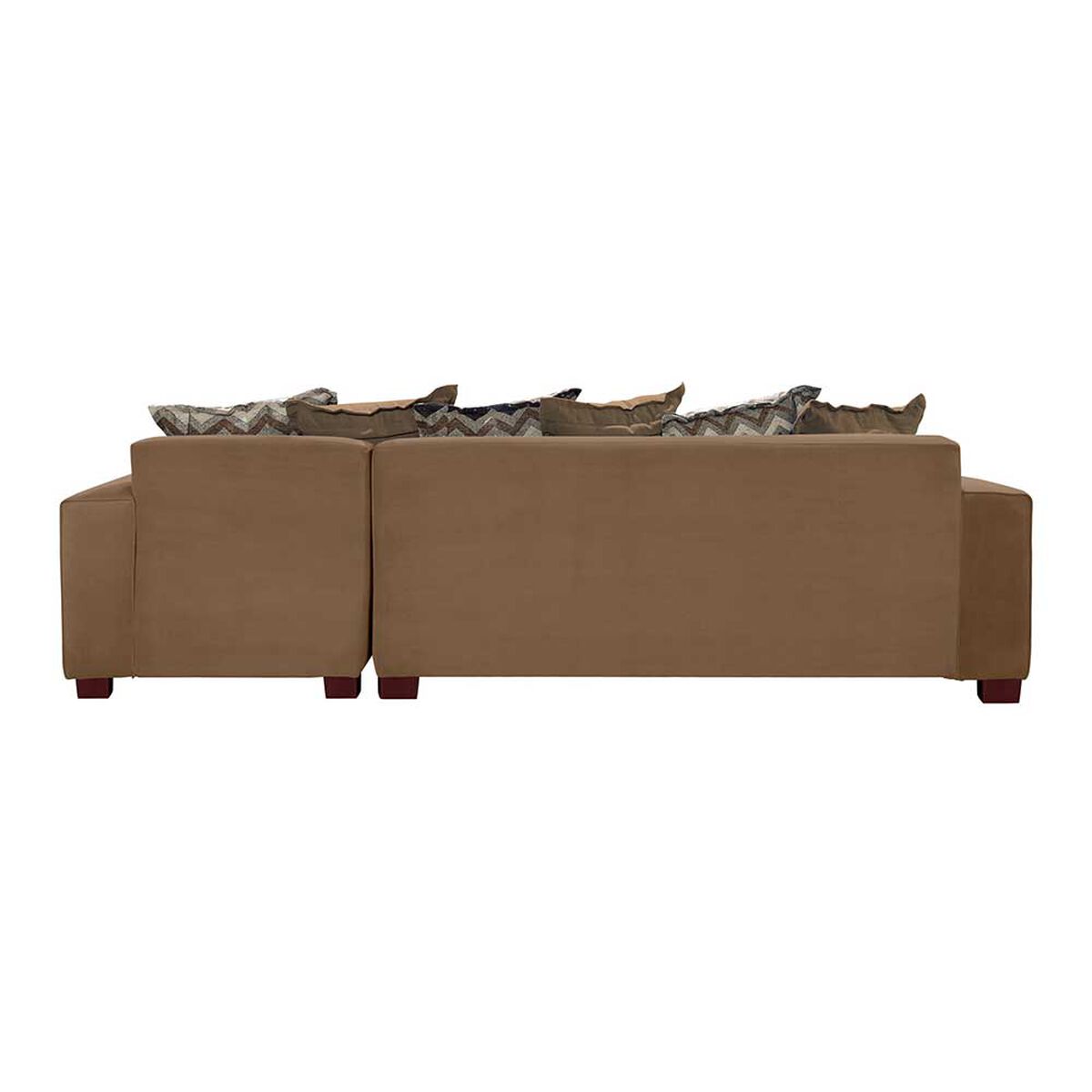 Sof&aacute; Seccional Living Factory Venecia 5 Cuerpos Chocolate