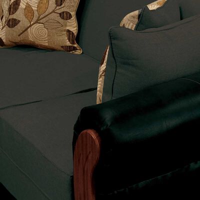 Imagen 2 del producto Sofá Elegant Detail Girona 3 Cuerpos Tela/PU Gris