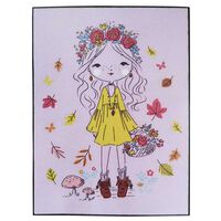 Alfombra Infantil Idetex Chic 133 x 100 cm. Rosa