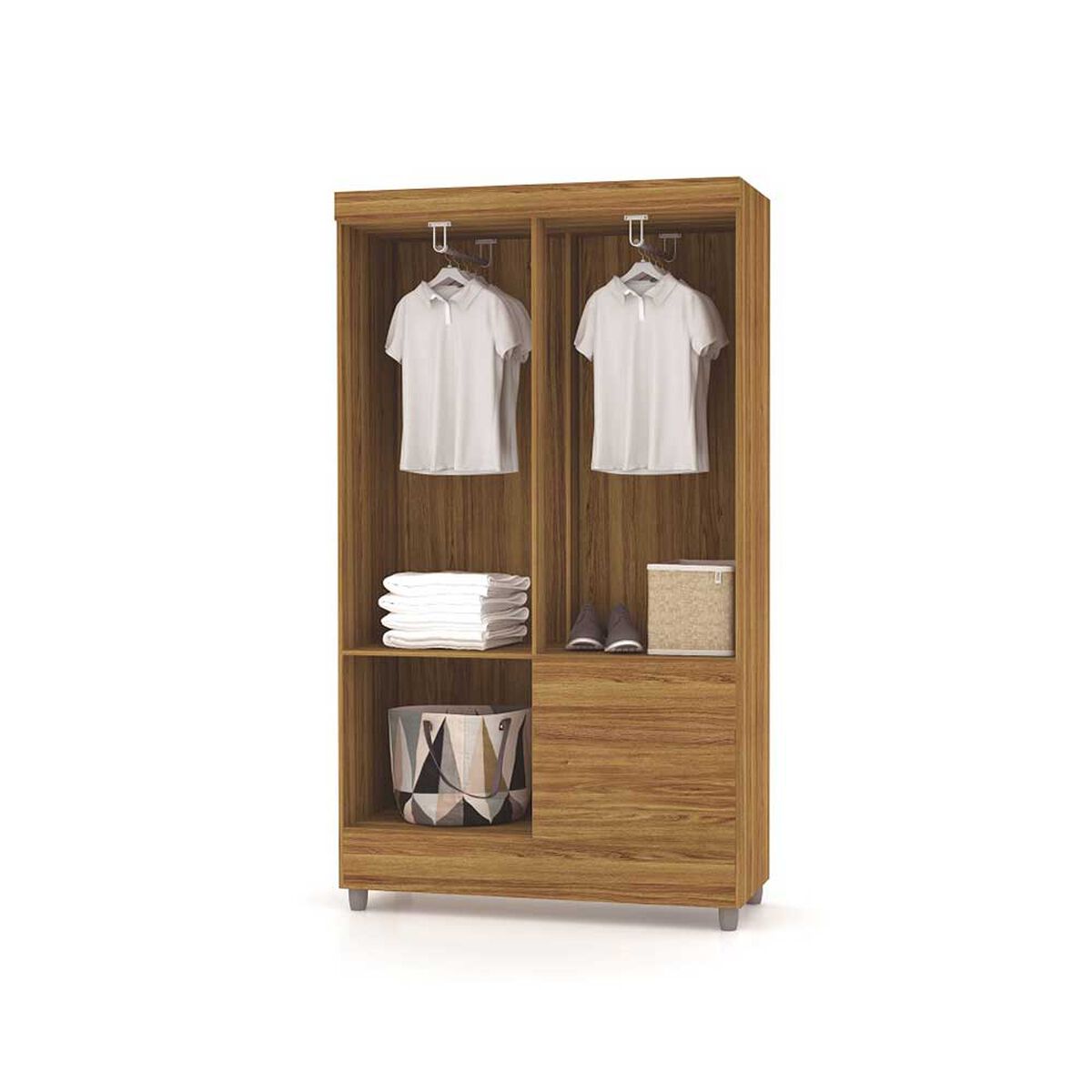 Clóset Kea Ideal 4 Puertas 2 Cajones