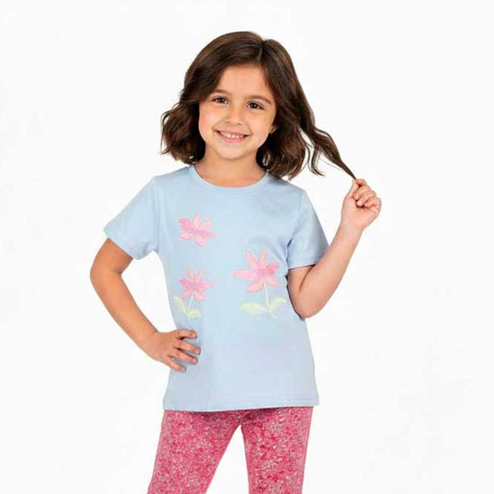 Polera Manga Corta Niña Chess