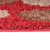 Alfombra Shaggy 1.8k Studio 133x180 Circles Burdeo
