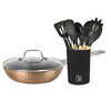 Kit Sartén Copper Simplit + Set 12 Utensilios