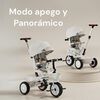 Triciclo LuBabycas 360° Multiposiciones con Mesita Blanco