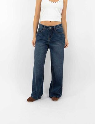 Imagen 1 del producto Jeans Mujer Icono Indigo, Raw